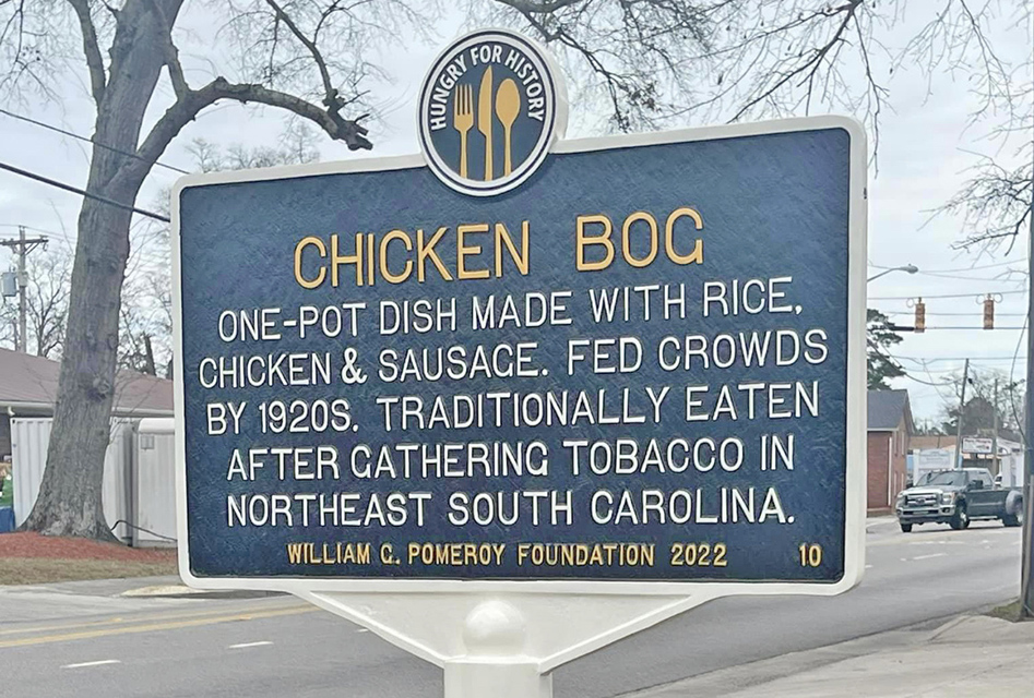 City of Loris honored with Hungry for History chicken bog marker